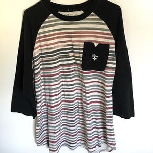 LRG brand 3/4 length sleeve shirt